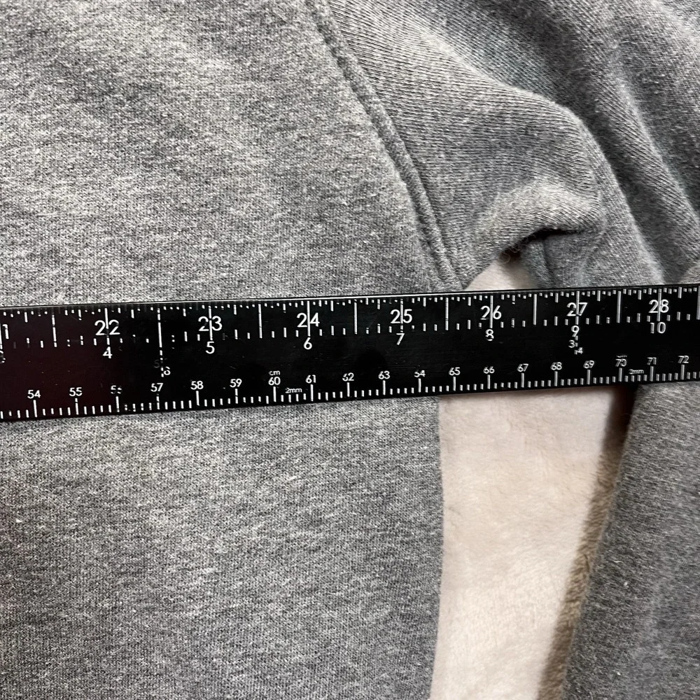Vintage Y2K Nike Mini Swoosh Gray 2XL Hoodie Sweatshirt